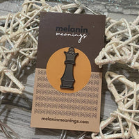 Queen Chess Piece Pin