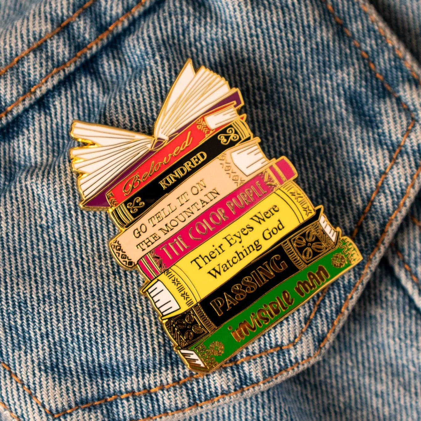 Enamel Pin | Black Literary Classics