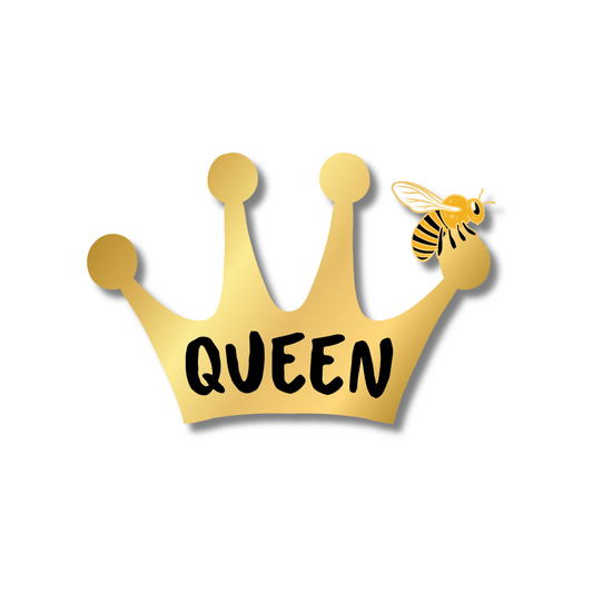 Crowned Queen Bee | Hard Enamel Pin