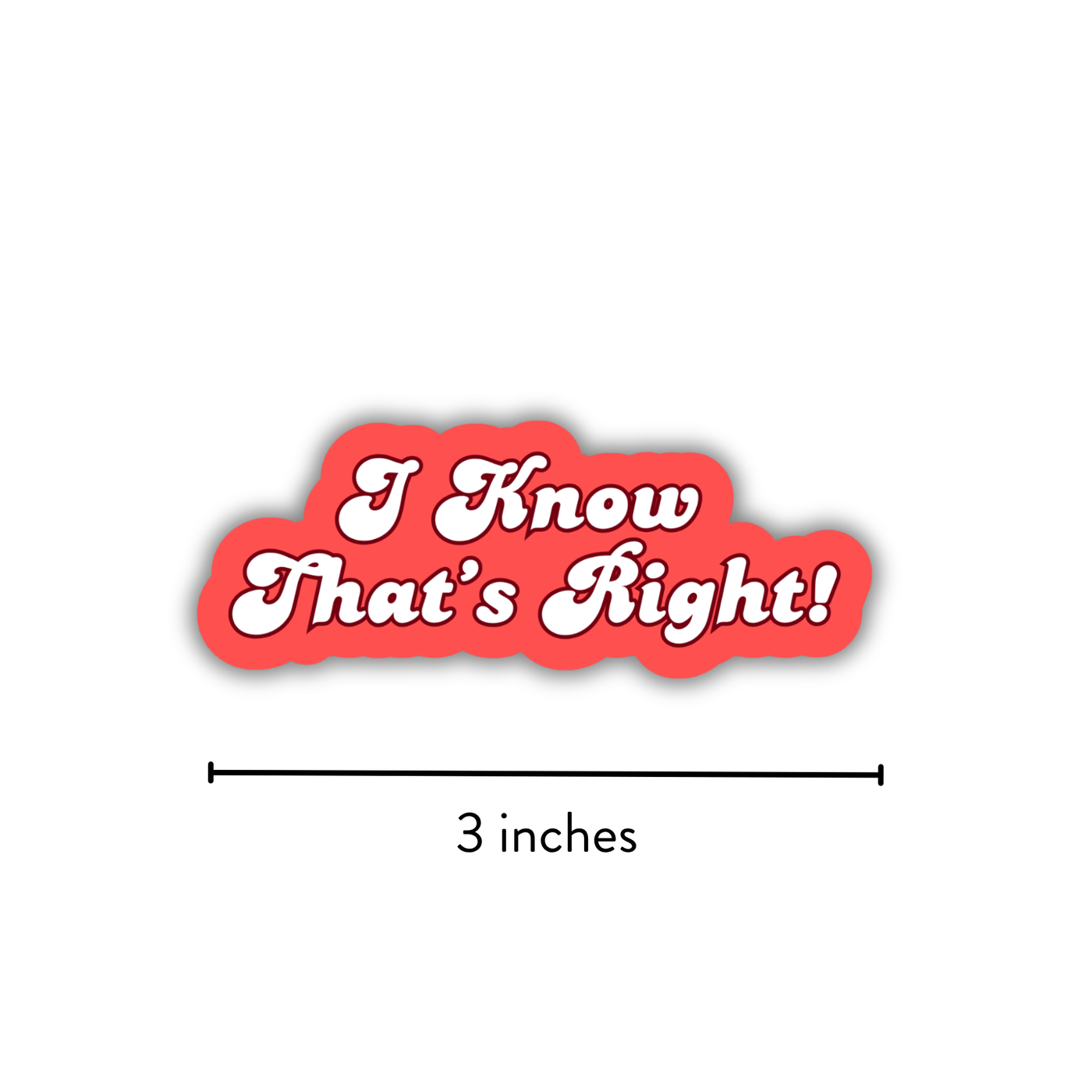 Sticker | I Know That's Right