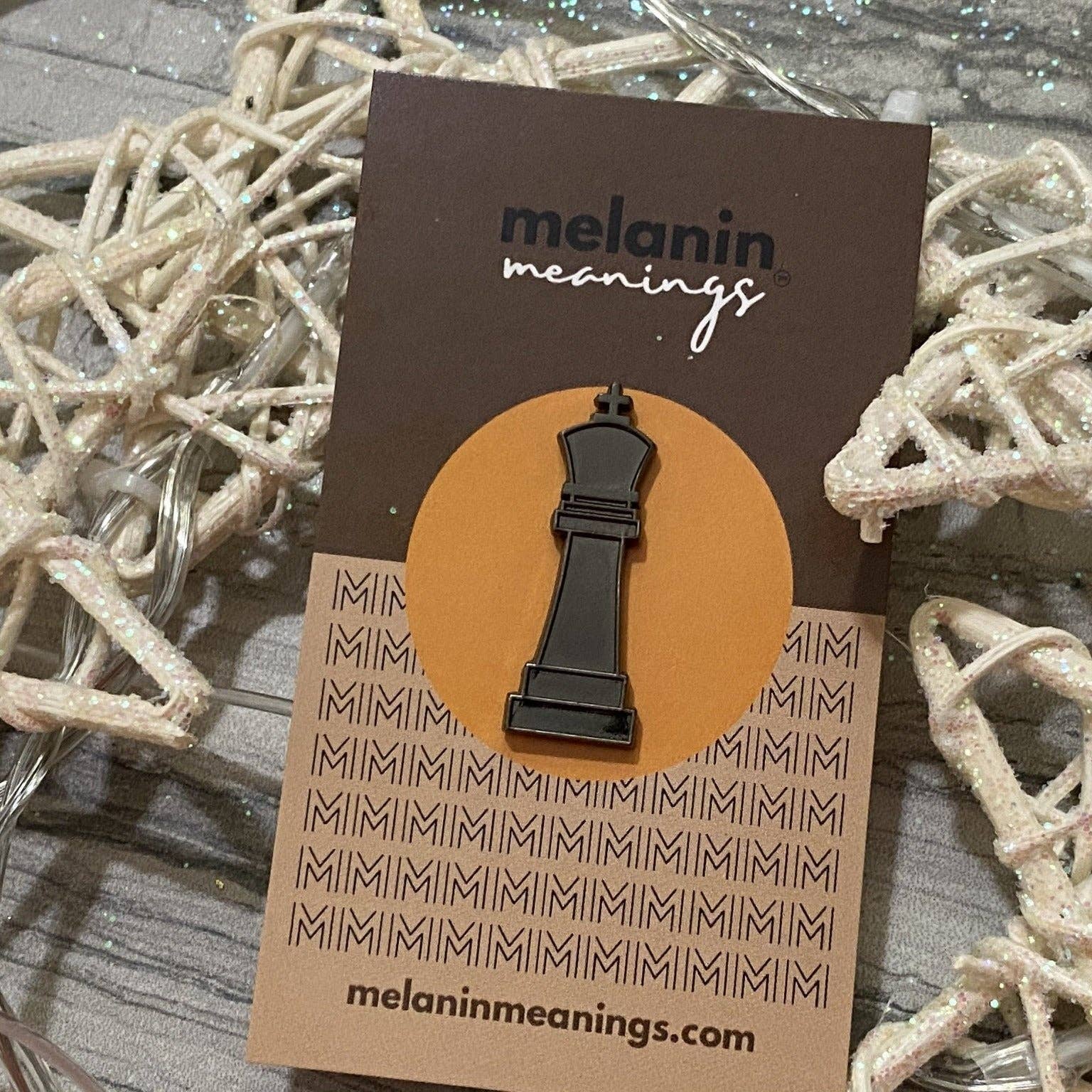 King Chess Piece Pin