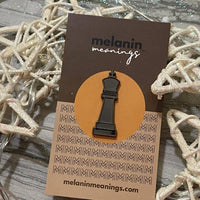 King Chess Piece Pin