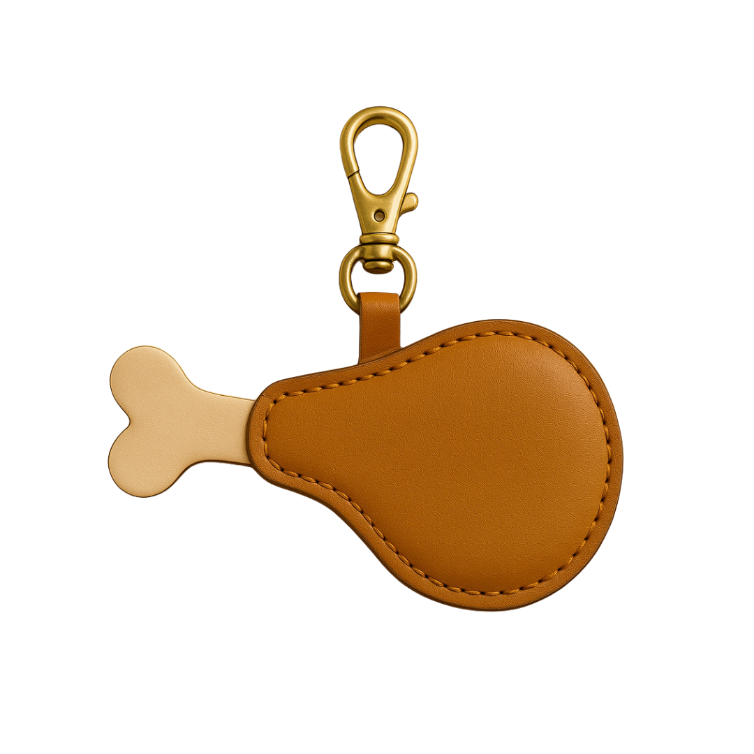 Drumstick | Faux Leather Charm