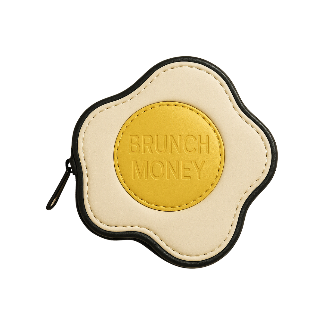 Brunch Money | Faux Leather Coin Pouch