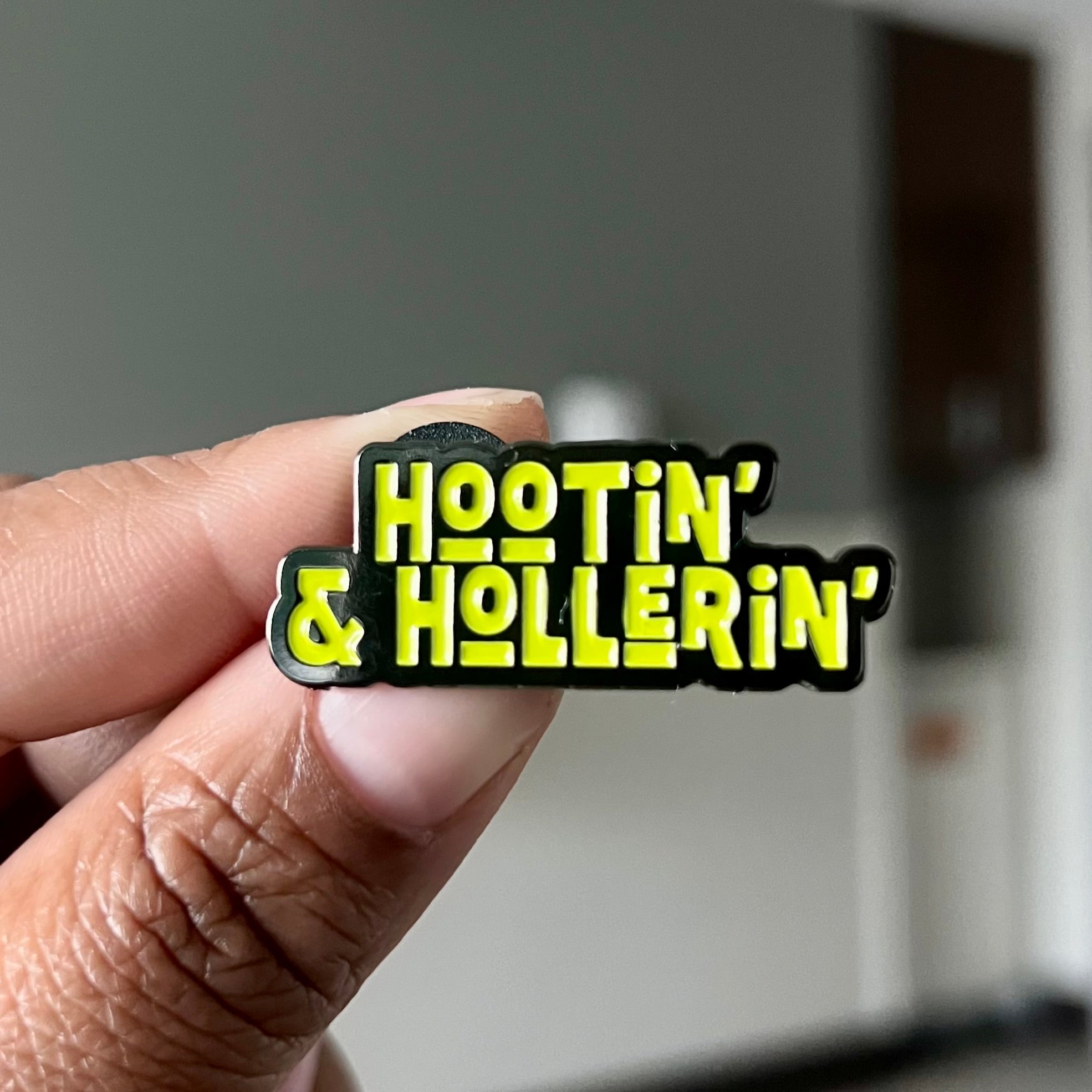 Hootin’ & Hollerin’ Enamel Pin