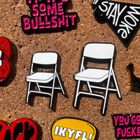 Enamel Pin | Folding Chair