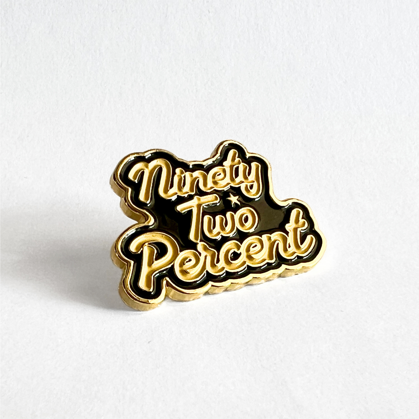 92% Soft Enamel Pin