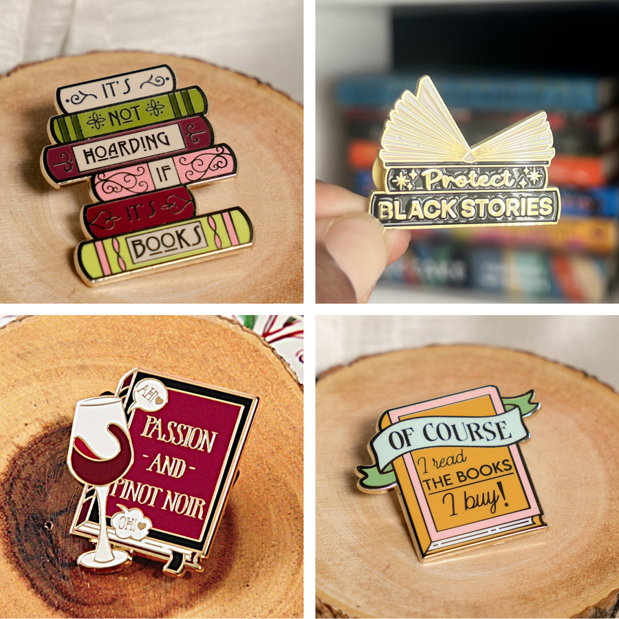 Bookish Baddie Bundle (4 pins)