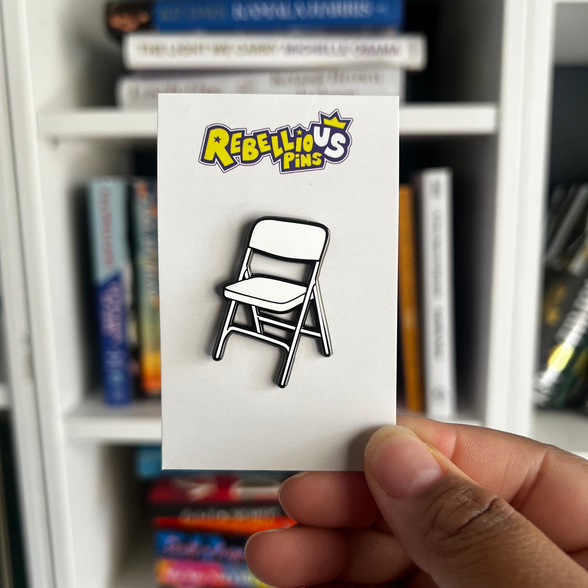 Enamel Pin | Folding Chair