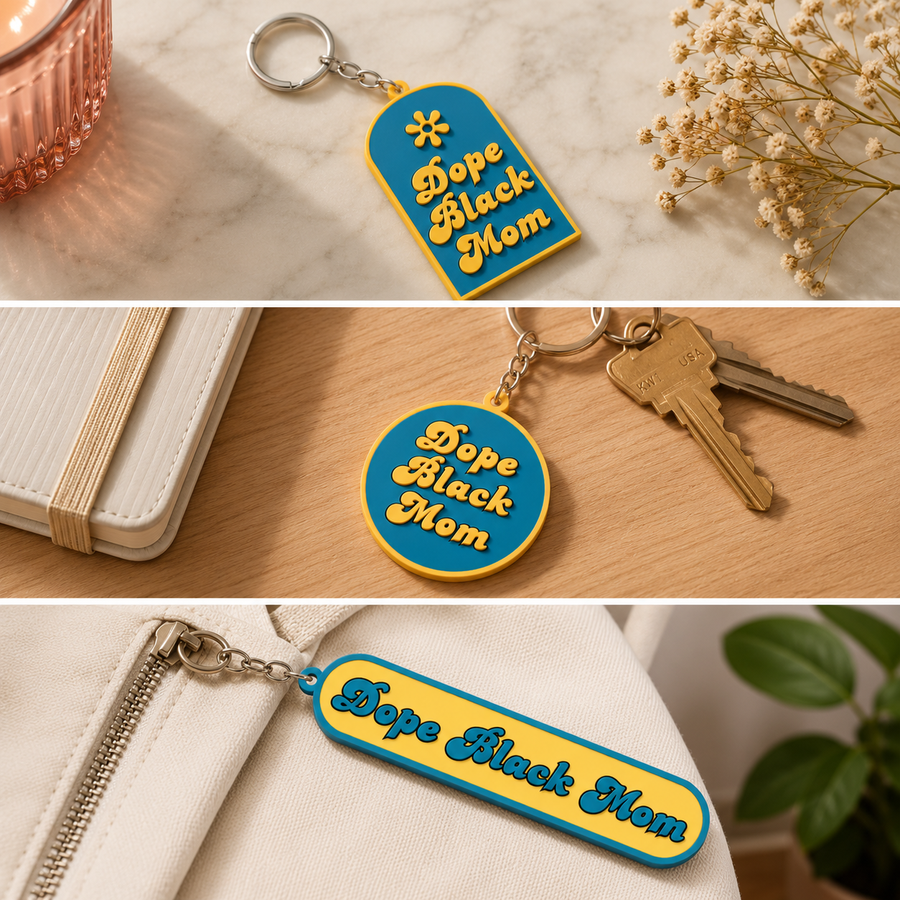 Keychain | Dope Black Mom