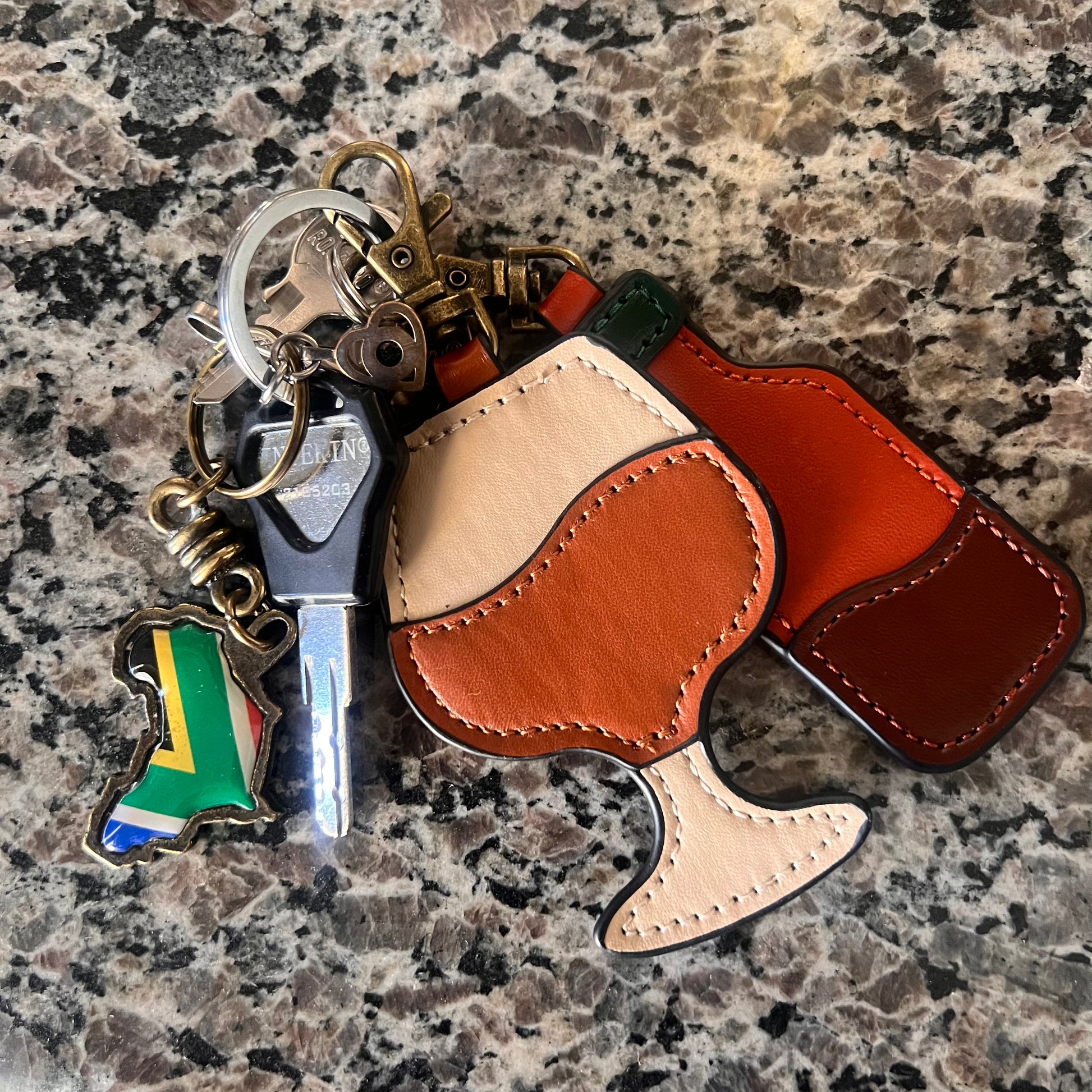 Red Wine and Henny | Faux Leather Charm