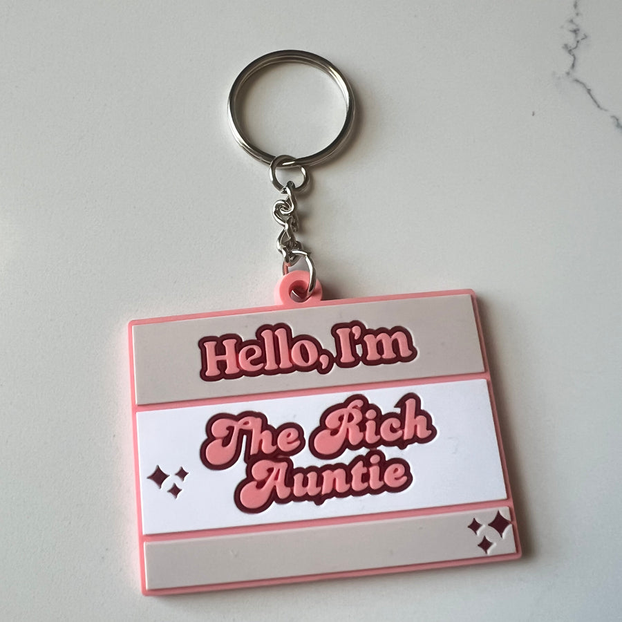 Keychain | Hello, I'm the Rich Auntie