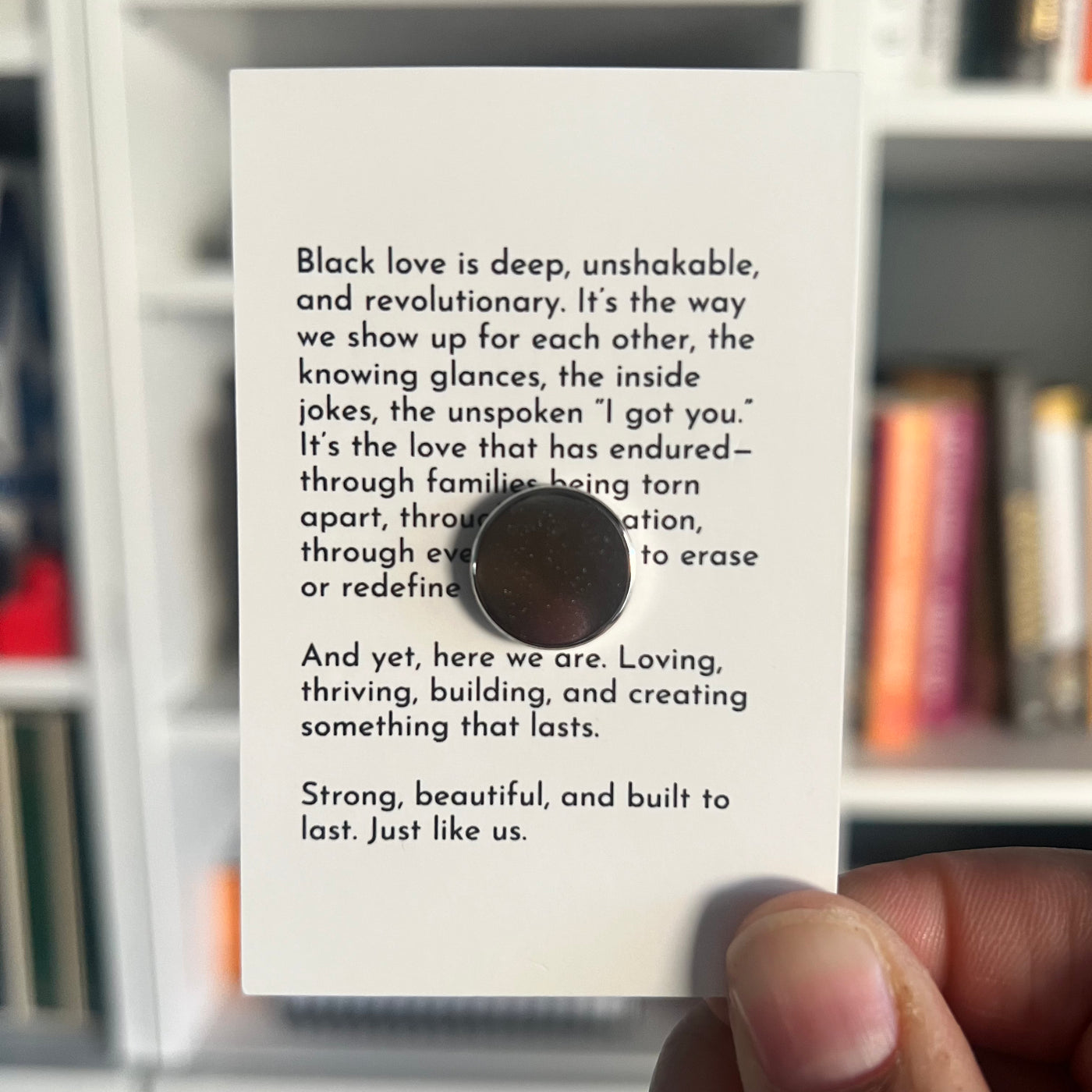 Magnet Pin | Black Love