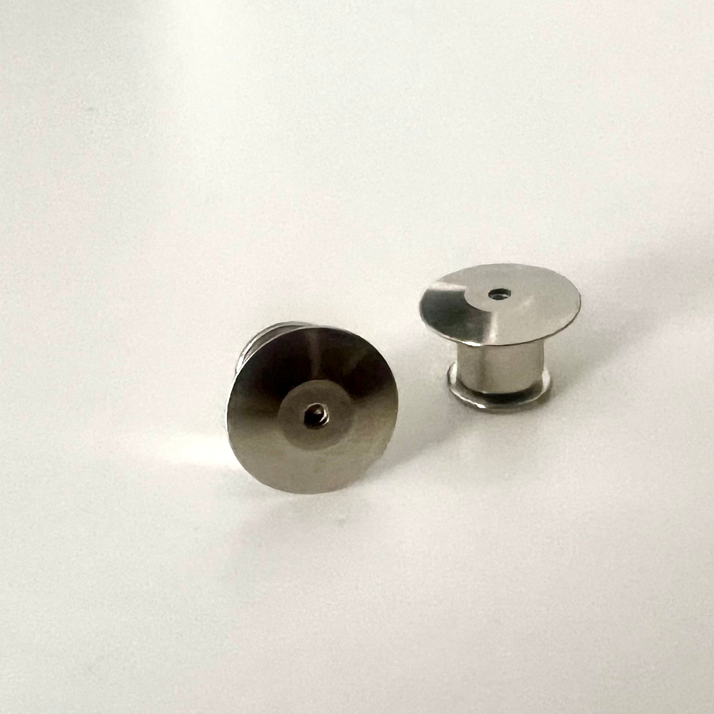 2 Locking Pin Backs