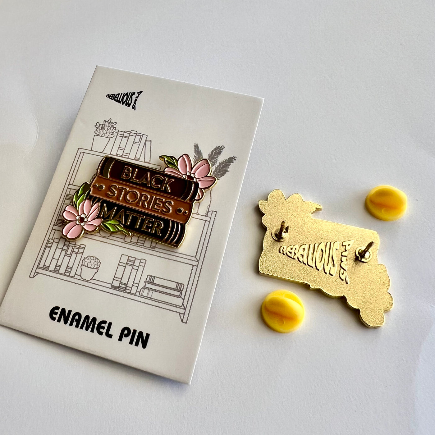 Enamel Pin | Black Stories Matter
