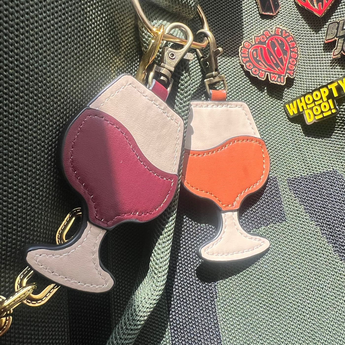 Red Wine and Henny | Faux Leather Charm