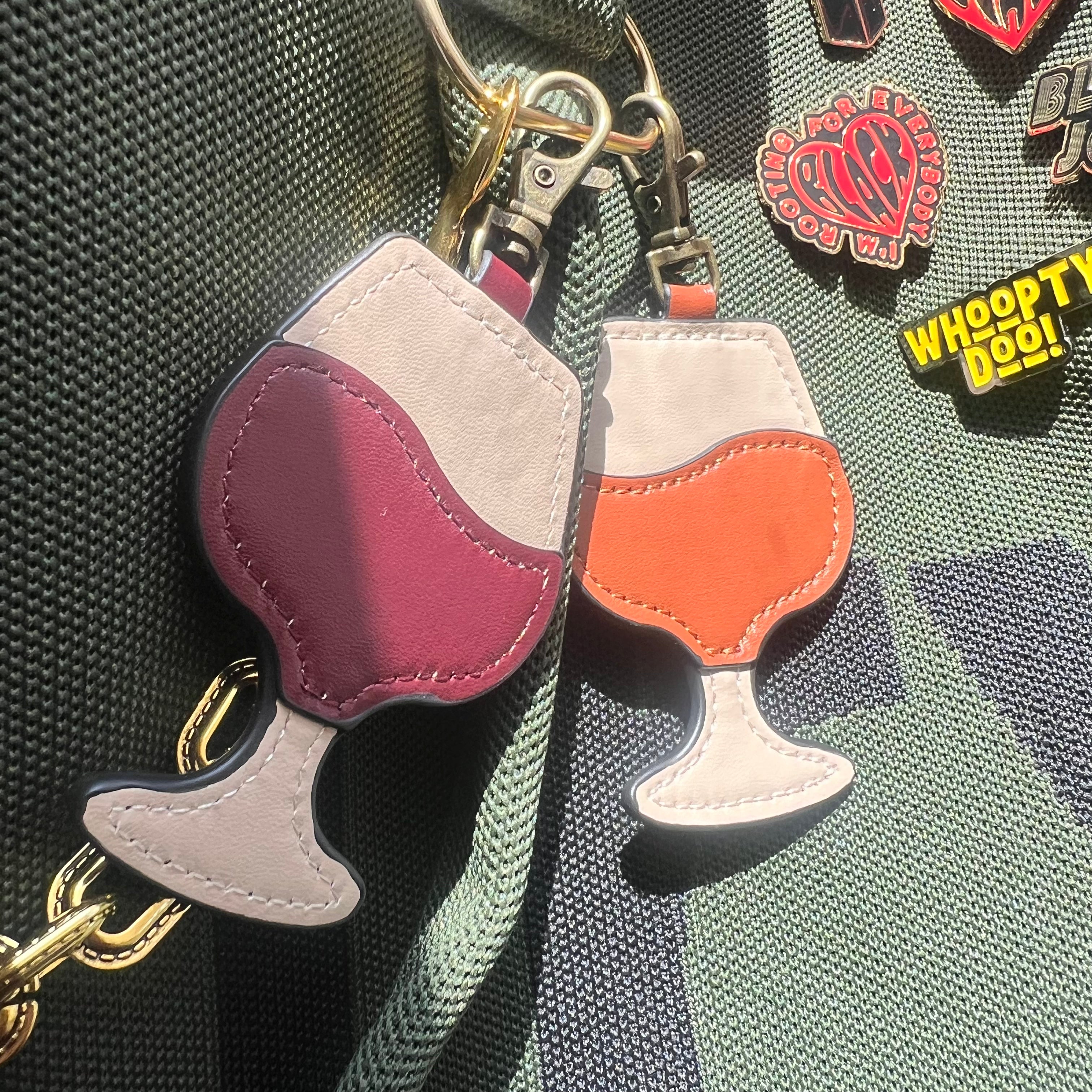 Red Wine and Henny | Faux Leather Charm