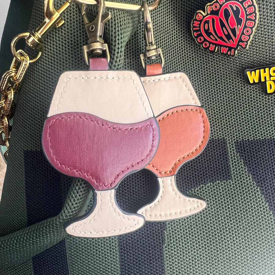Red Wine and Henny | Faux Leather Charm