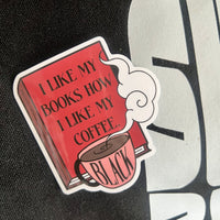 Sticker | Black Books & Coffee