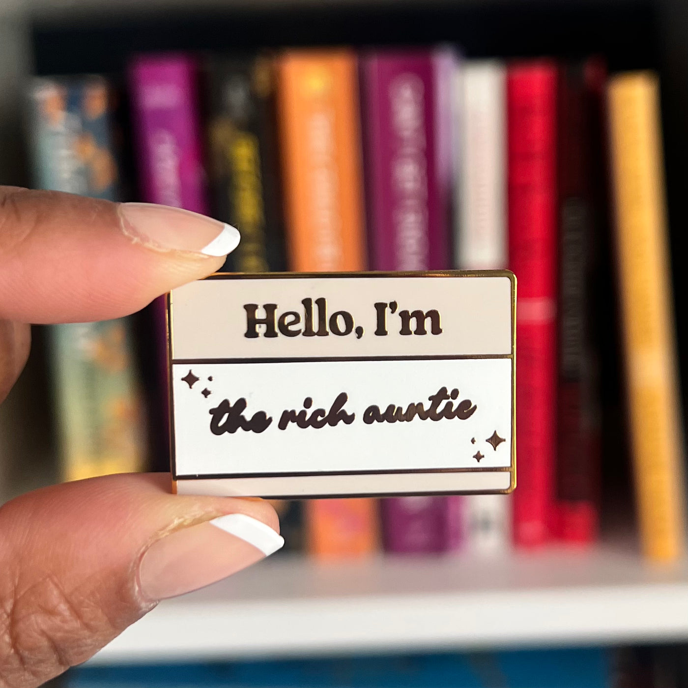 The Rich Auntie I Enamel Pin