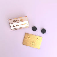 The Rich Auntie I Enamel Pin