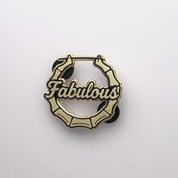 Bamboo Earring Enamel Pin