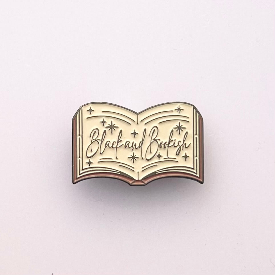 Enamel Pin | Black and Bookish