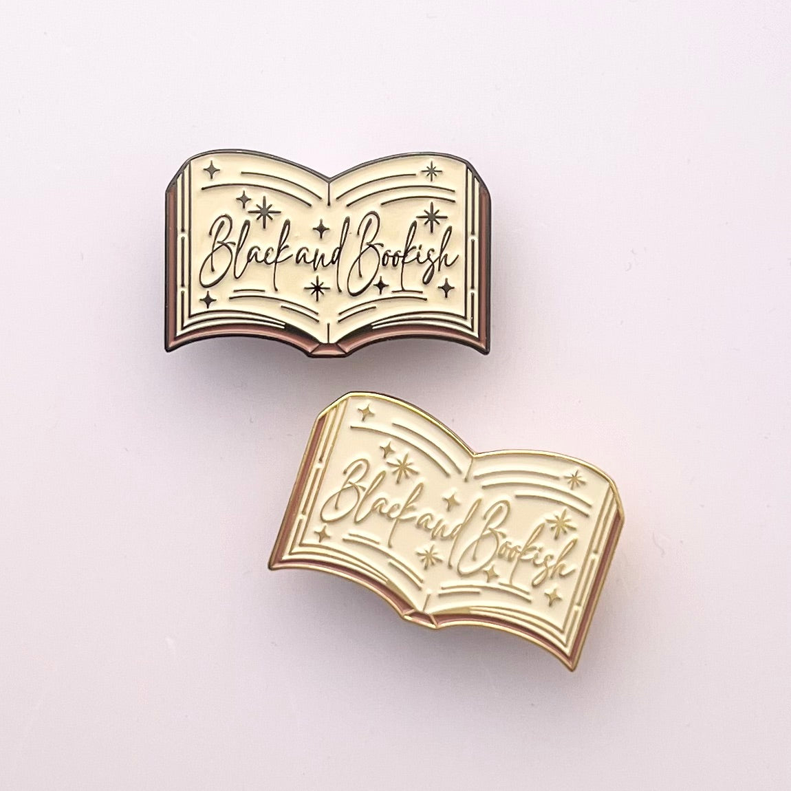 Enamel Pin | Black and Bookish
