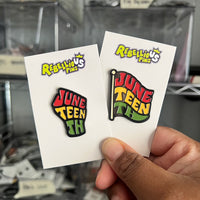 Enamel Pin | Juneteenth Flag