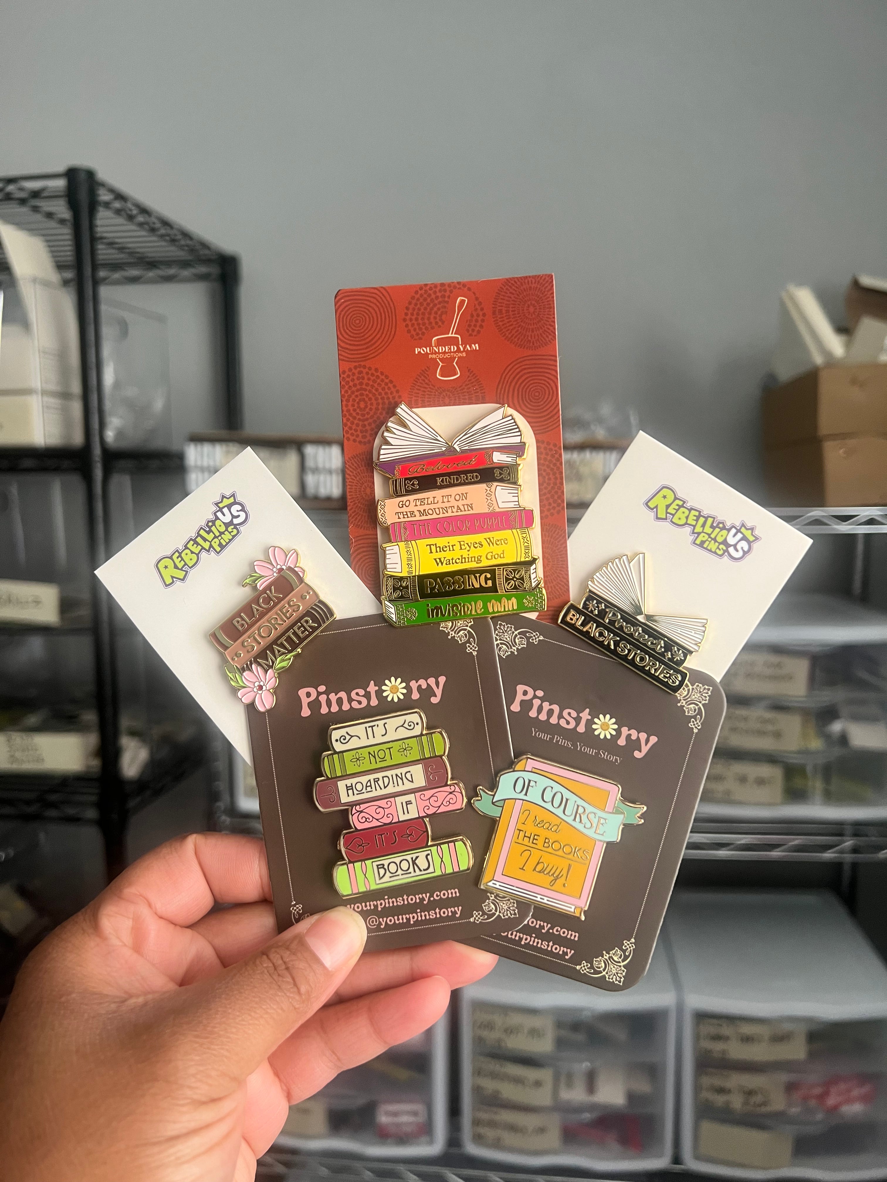 The Bookworm Bundle (5 Bookish Pins)