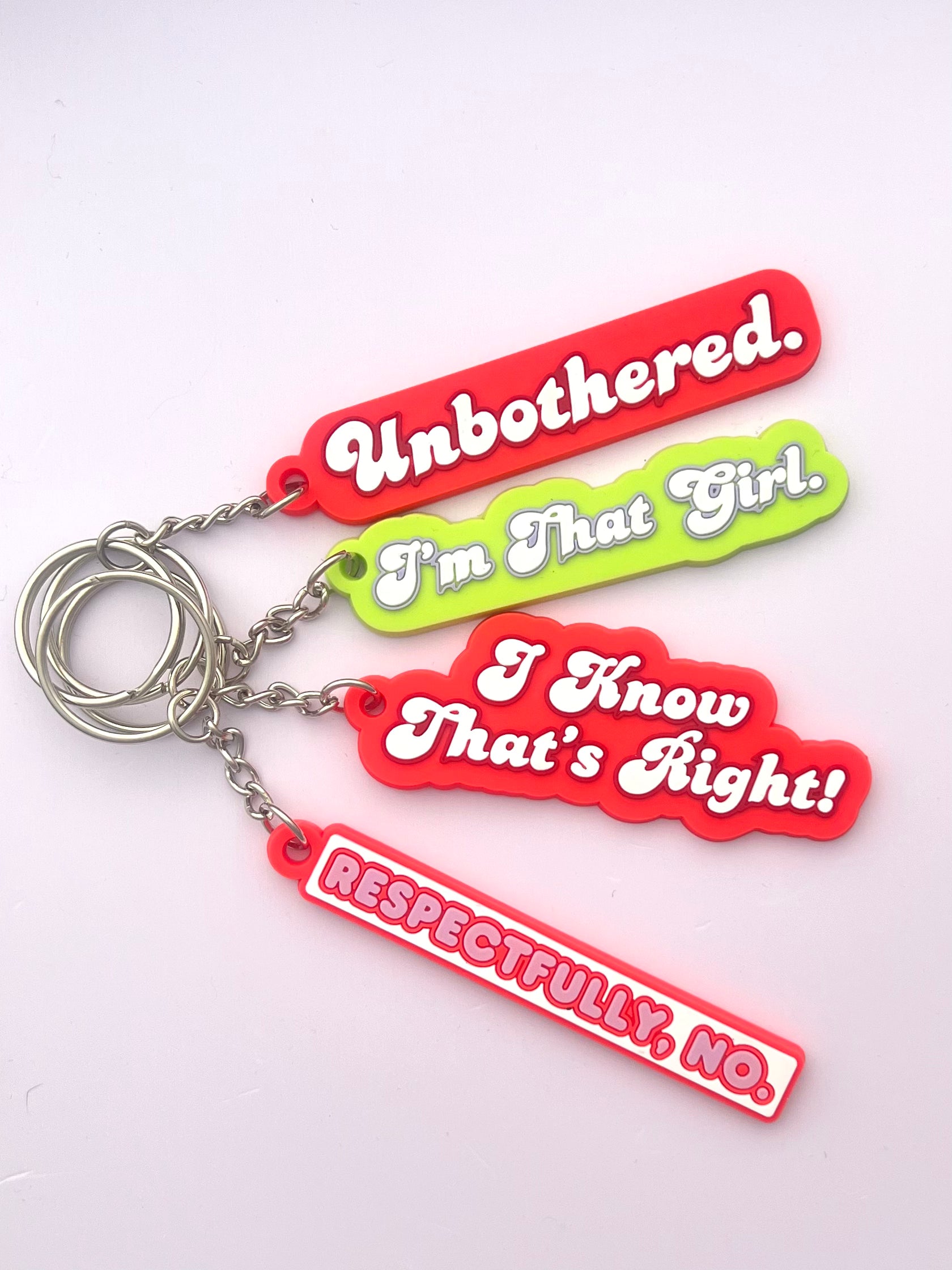 The 4 by 4 Combo | 4 Keychains & 4 Pins