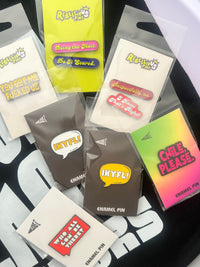 The Talk That Talk Bundle (8 Statement Pins)