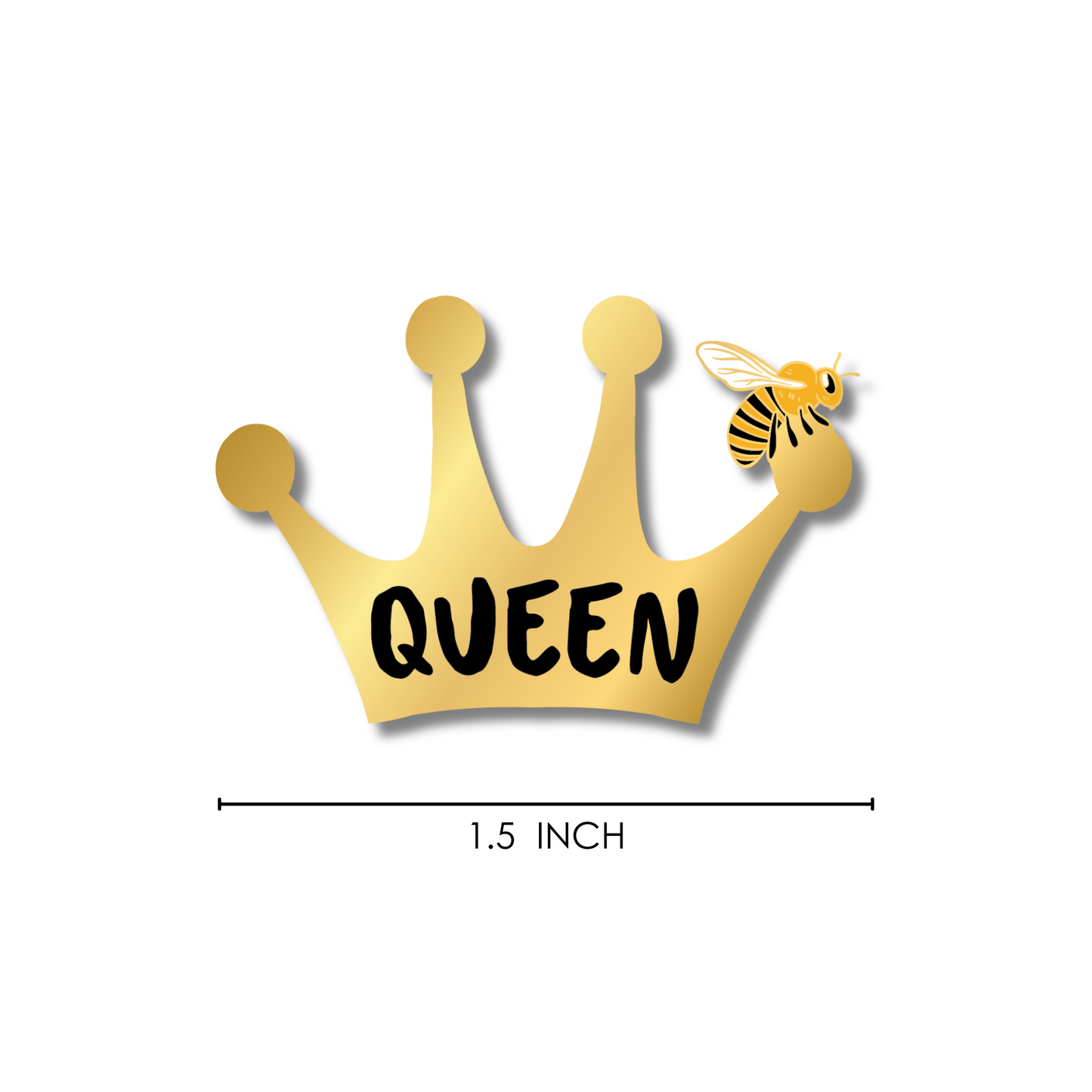 Crowned Queen Bee | Hard Enamel Pin