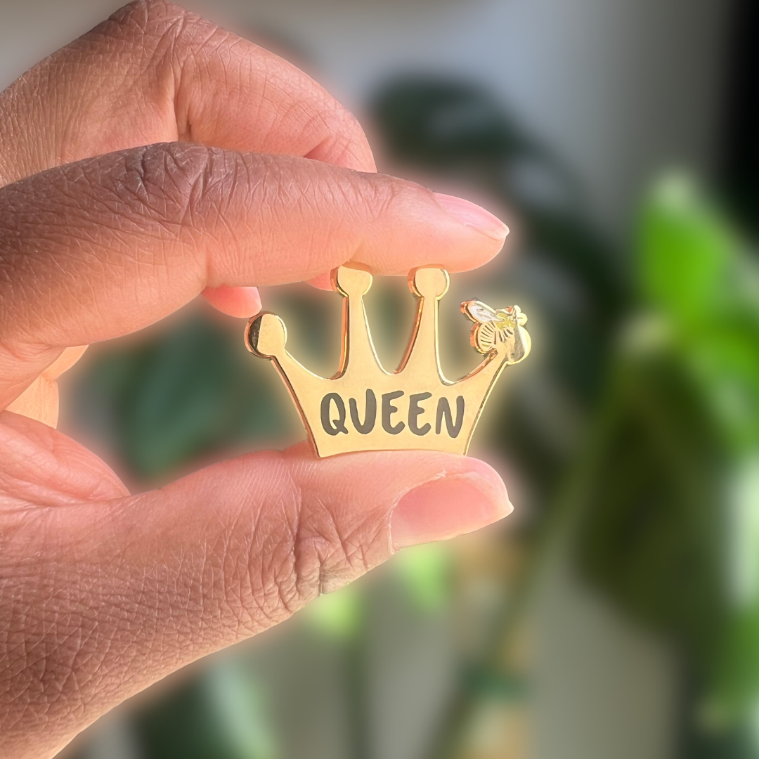 Queen Bee Enamel Pin