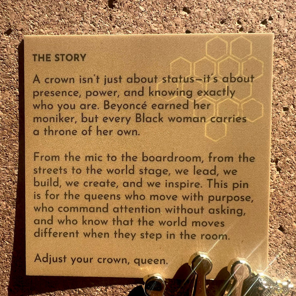 Queen Bee Enamel Pin