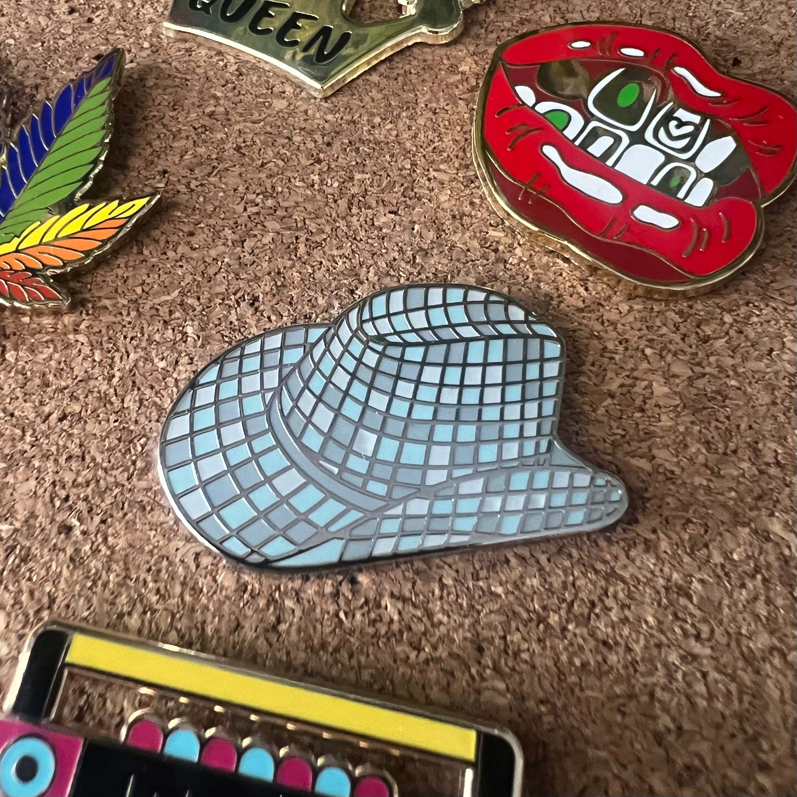 FINAL SALE Disco Cowgirl Pin (Blank Card)