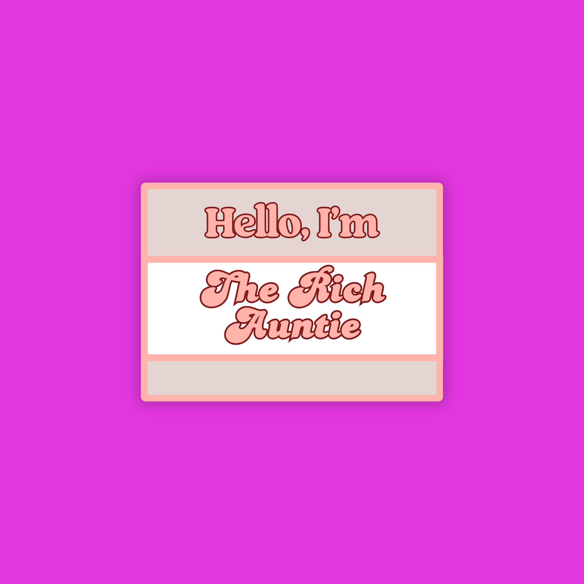 Sticker | Rich Auntie