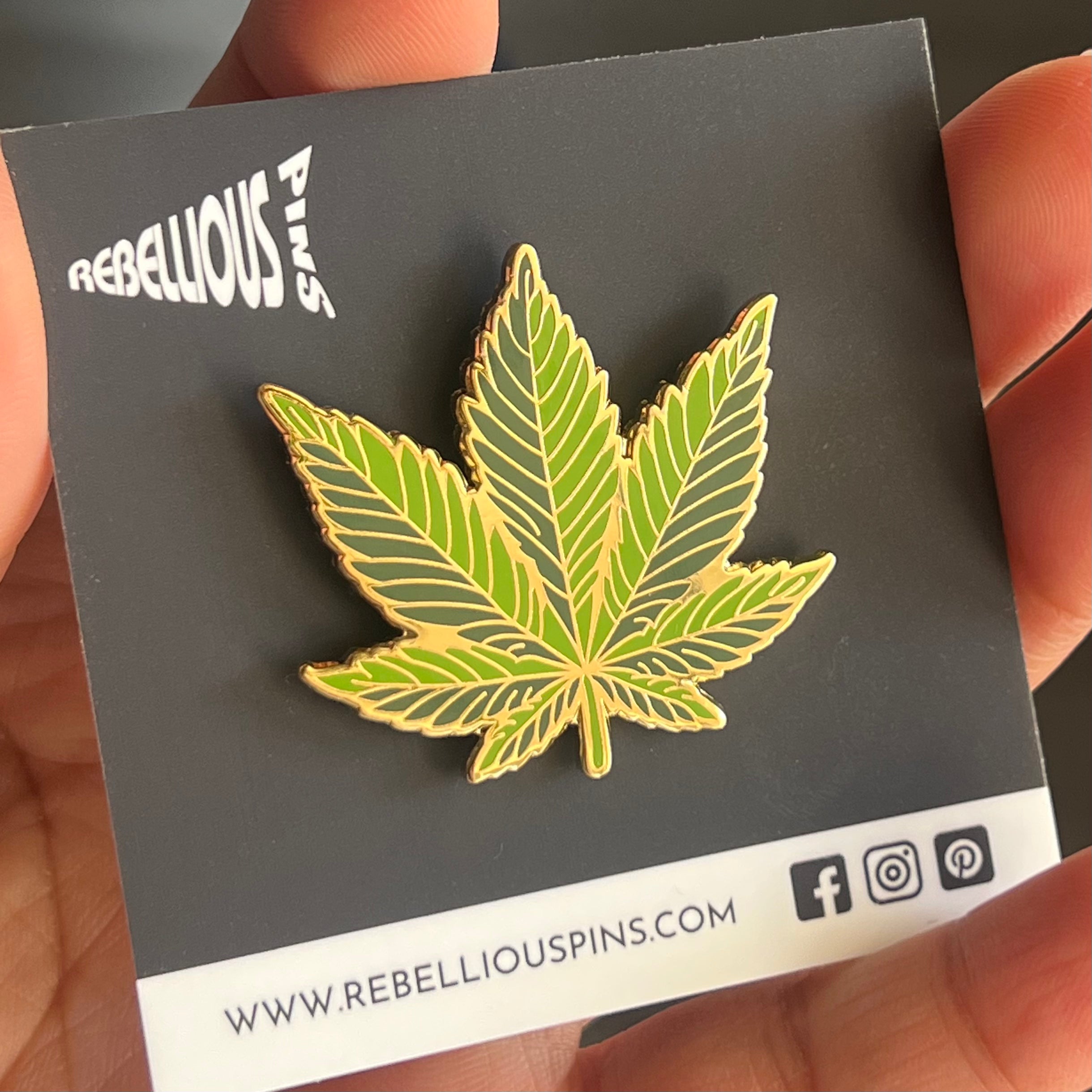 Roll Up Enamel Pin