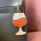 Red Wine and Henny | Faux Leather Charm
