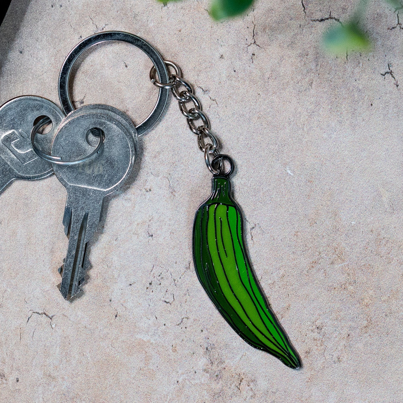 Keychain: Okra