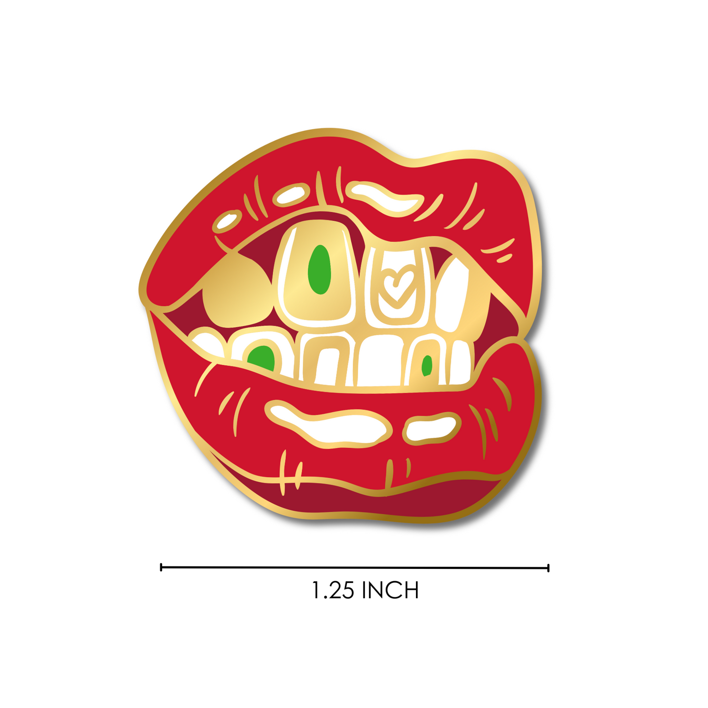 Grillz | Hard Enamel Pin