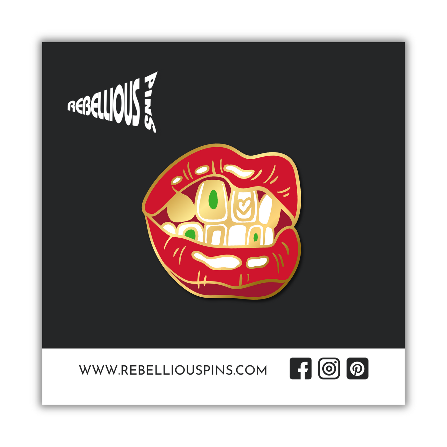 Grillz | Hard Enamel Pin