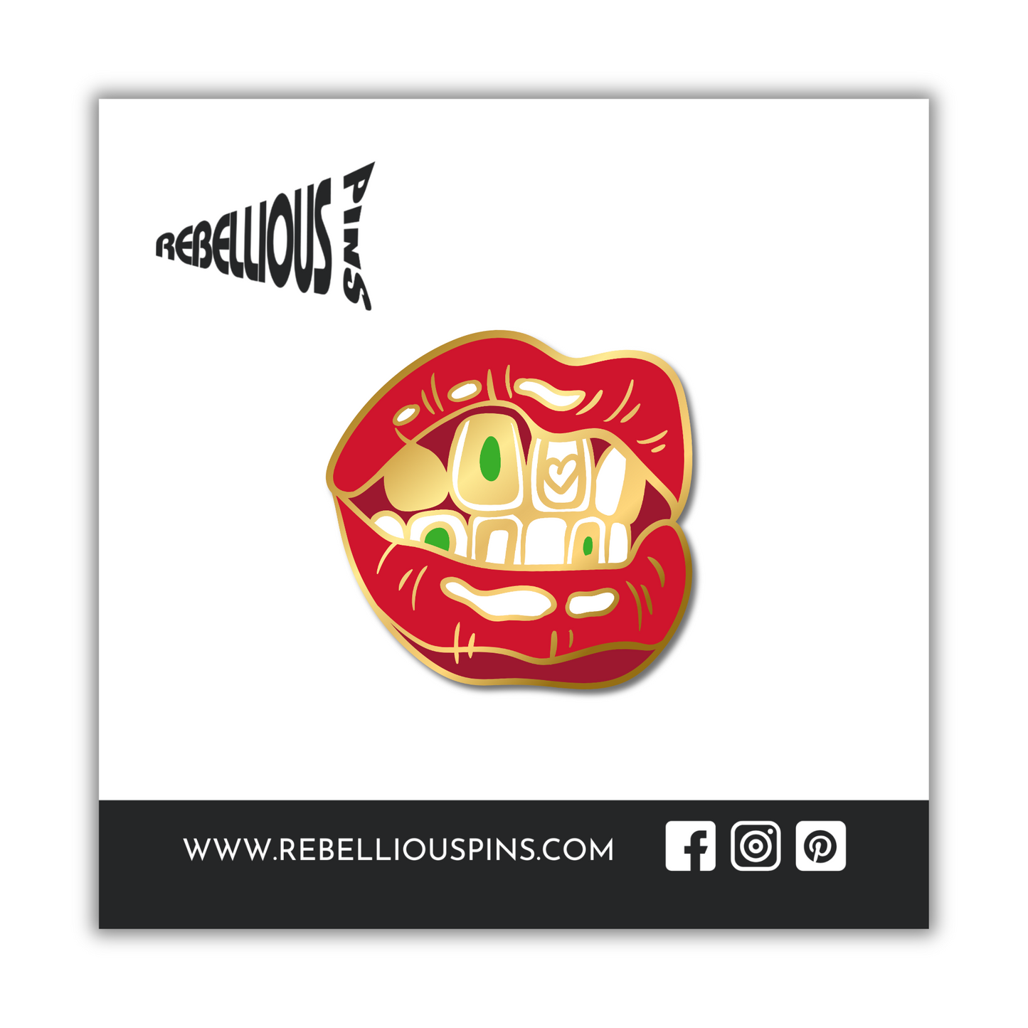 Grillz | Hard Enamel Pin