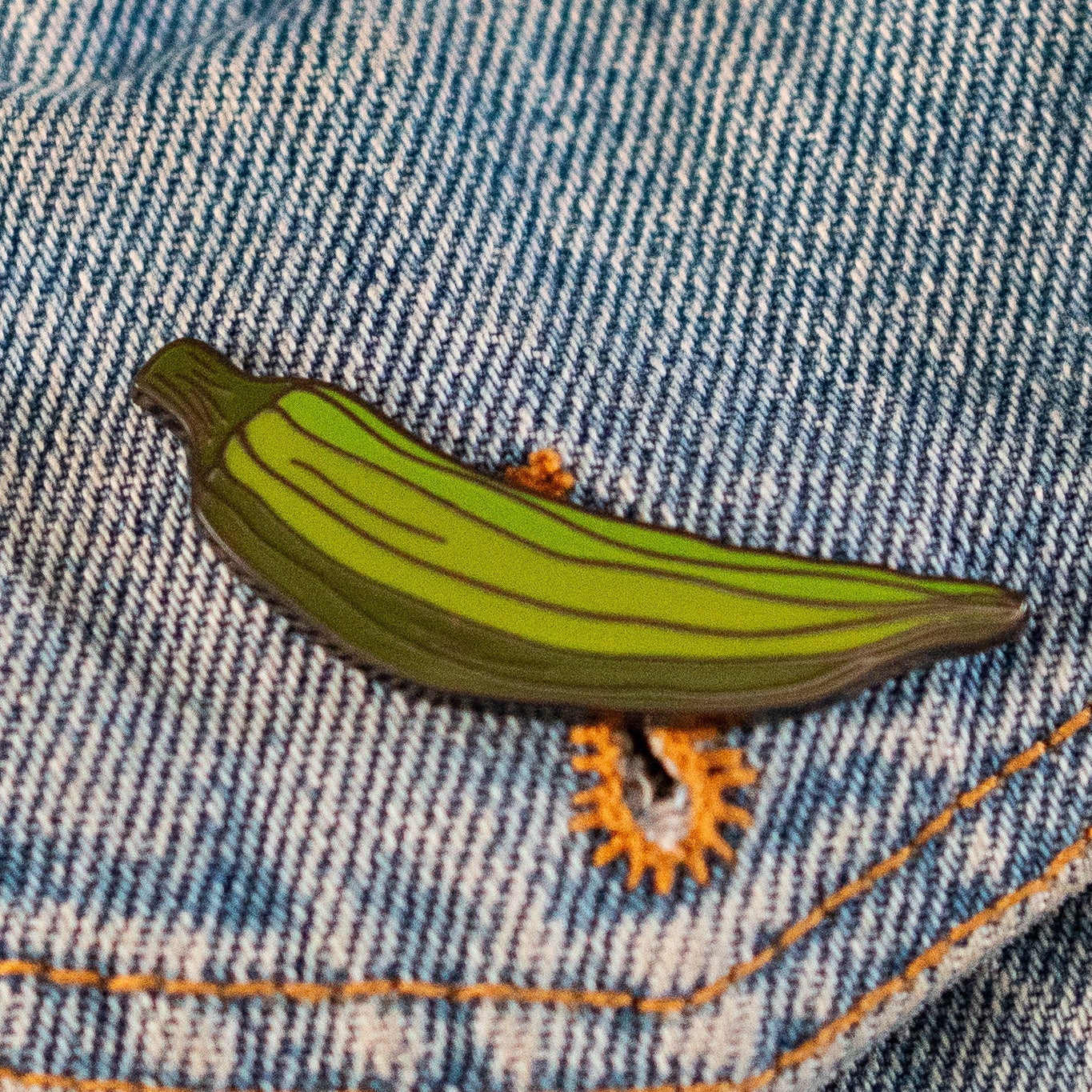 Enamel Pin: Okra