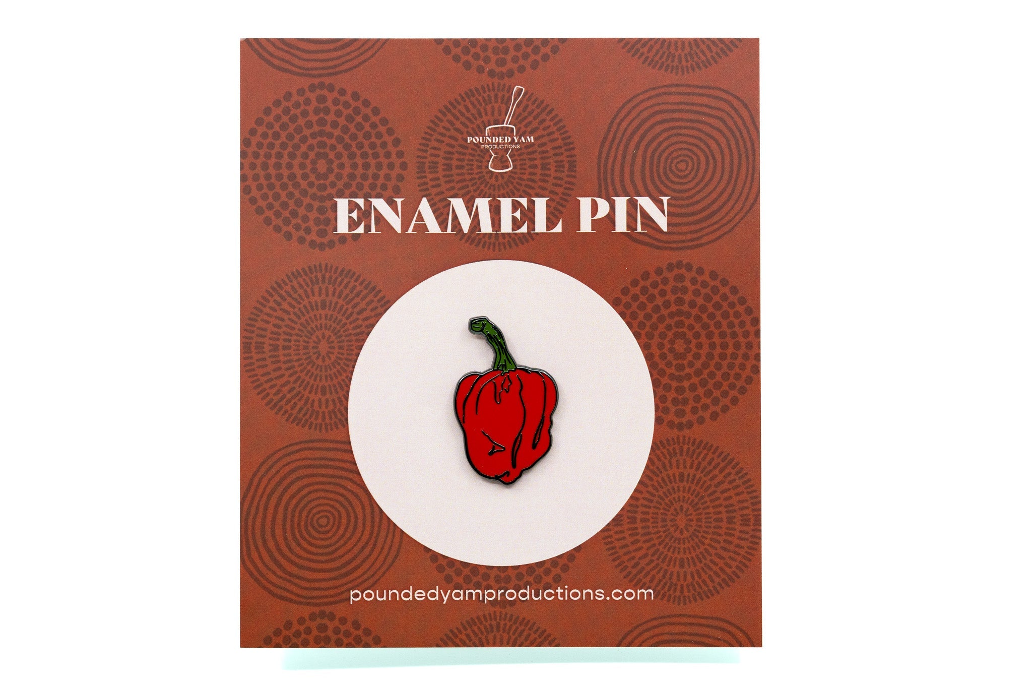 Enamel Pin: Scotch Bonnet