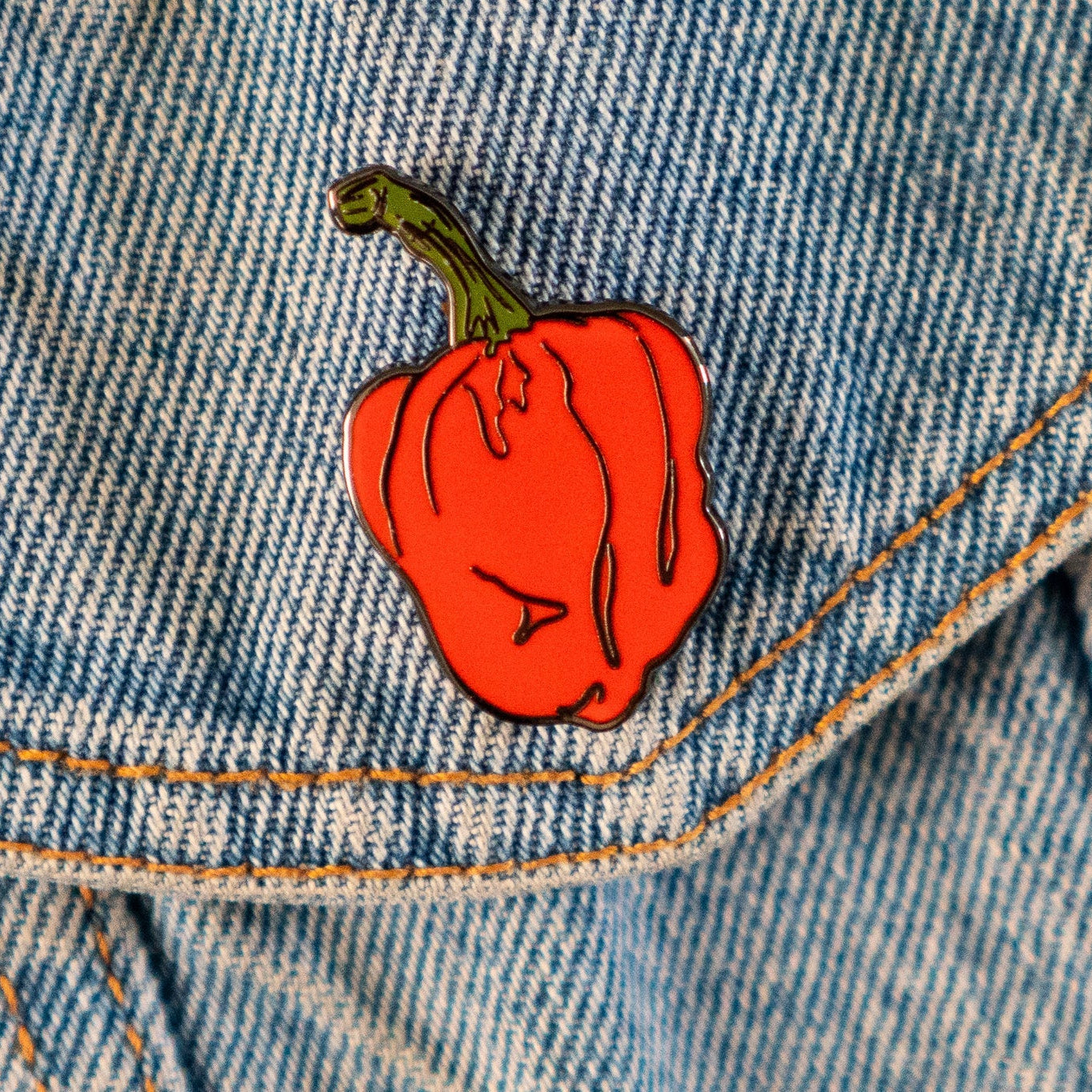 Enamel Pin: Scotch Bonnet
